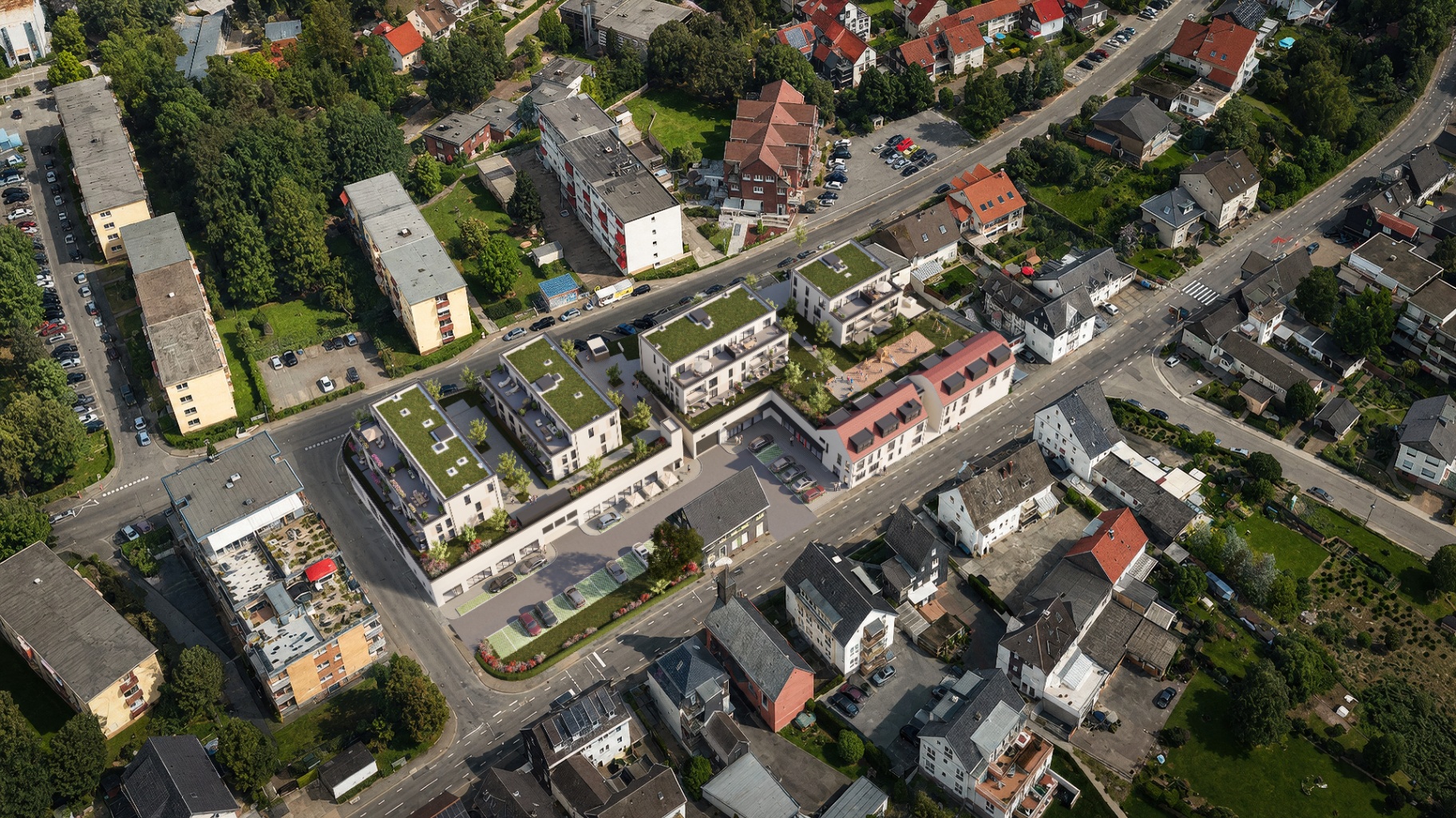 Luftbild Quartier