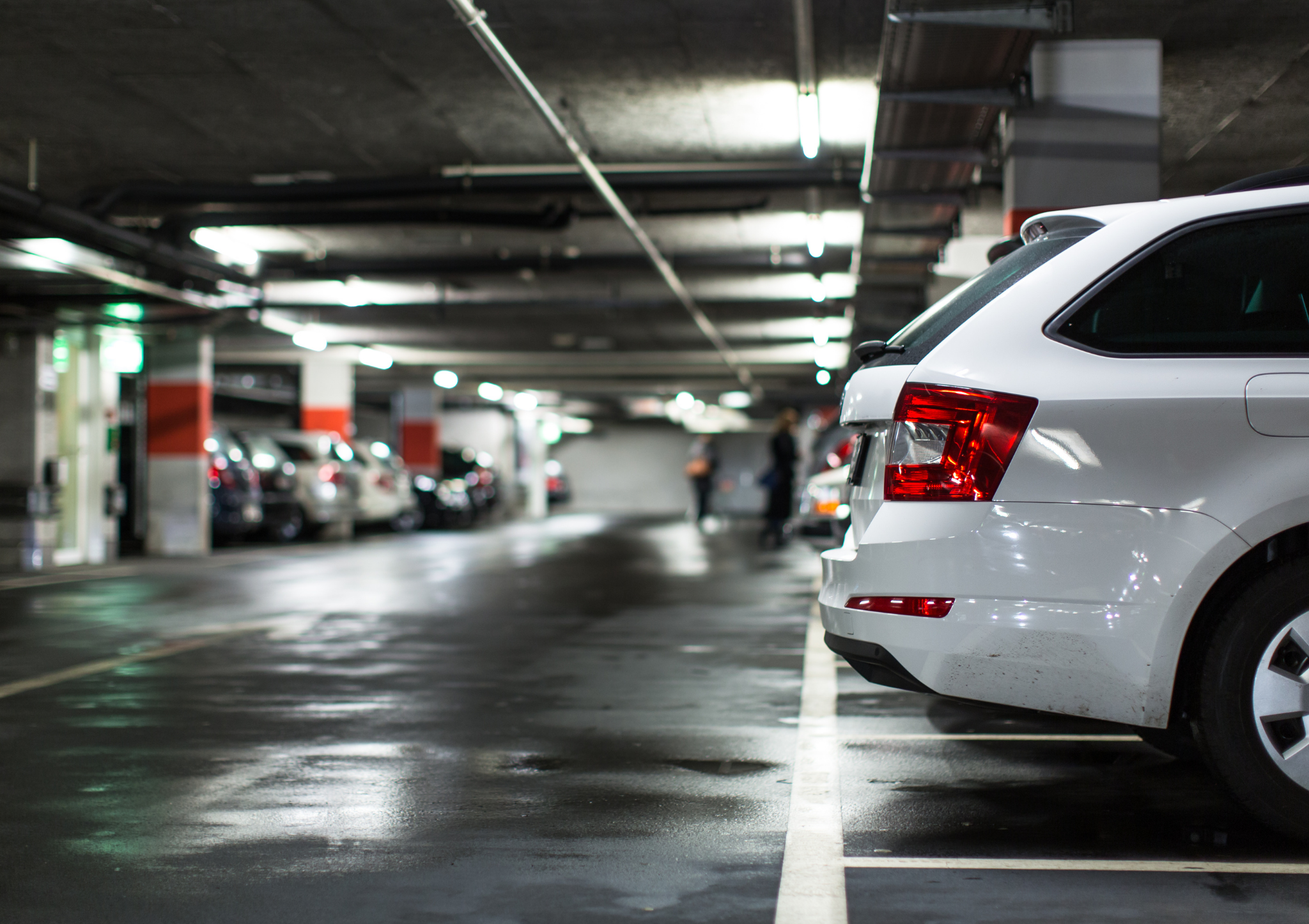 Moderne Parkgarage